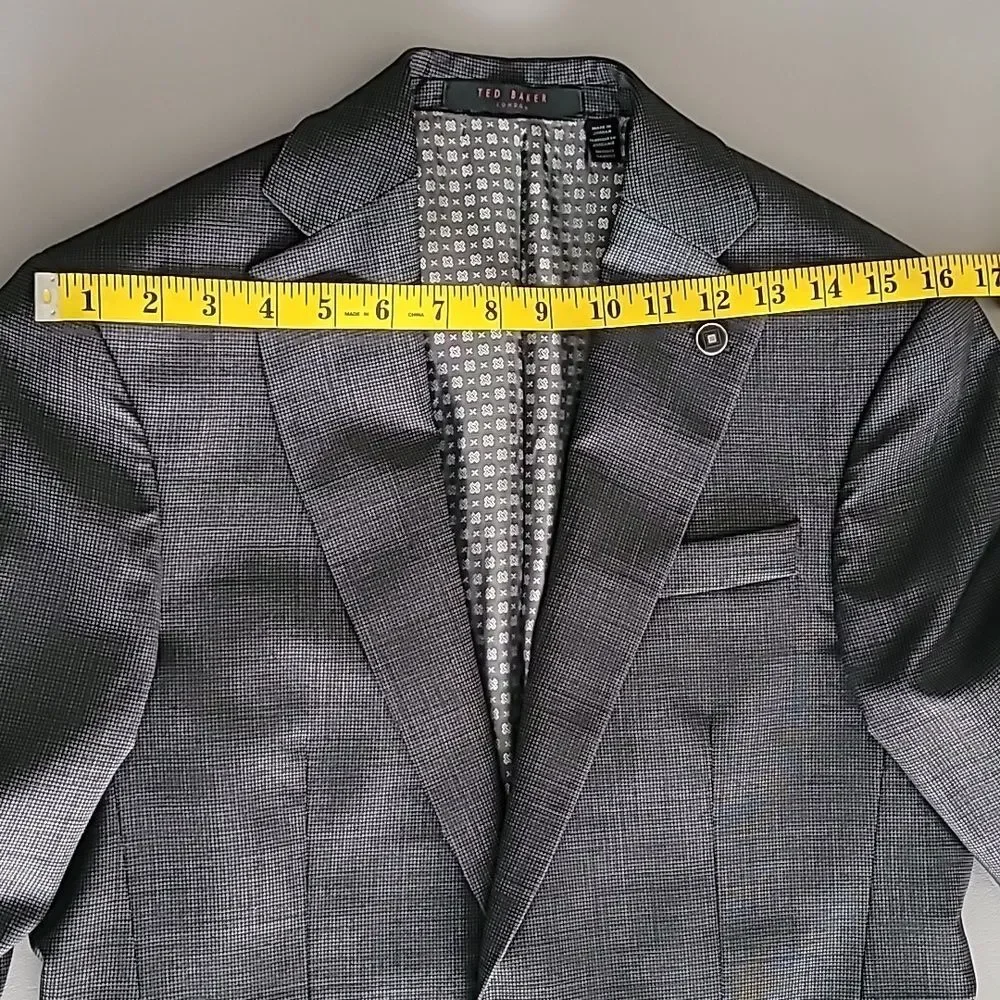 Ted Baker No Ordinary Joe Modern Fit Flat Front 2 Piece Suit 36R 30R